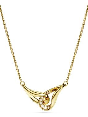 Swarovski |Classica Pendant | Sterling silver with 18K Gold Finish | Necklace